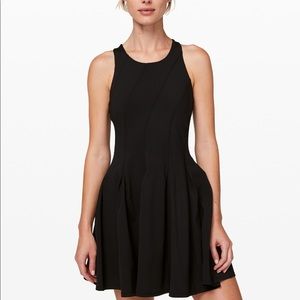 Lululemon Court Crush Tennis Dress BLACK size 4